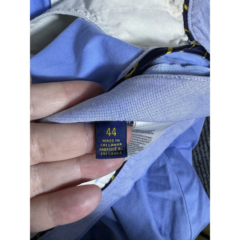 Polo Ralph Lauren Chino Shorts Size 44B 44 Big Classic Fit Stretch Flat Front